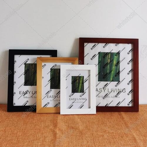 Wooden Photo Frame For Wall Hanging & Desk With Plexiglass Mountable 1cm Thick Natural Wood Photo Frame For Pictures Photo Decor