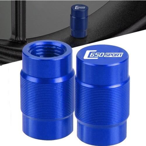 For BMW C650 SPORT 2014 2015 2016 2017 2018 2019 Motorcycle Scooters c650sport logo CNC Vehicle Wheel Tire Valve Stem Caps Cover