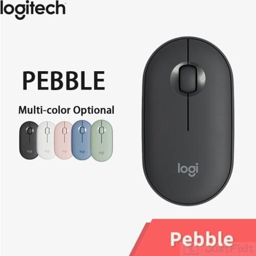 Logitech PEBBLE Bluetooth Mouse Silent Wireless Mouse Thin&Light Portable Modern Mouse with 1000DPI 100g High Precision Optical