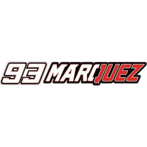 Marc Marqu 93 Motorcycle Off-road Car Stickers Sunscreen Decal Graffiti for VAN JDM RV Decoration Window Windshield Accessories