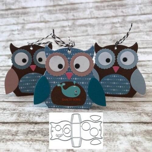 Baby Owl Metal Cutting Dies Scrapbooking Stencils Template for Album Paper DIY Cards Decoration Embossing New Dies Cut 2019