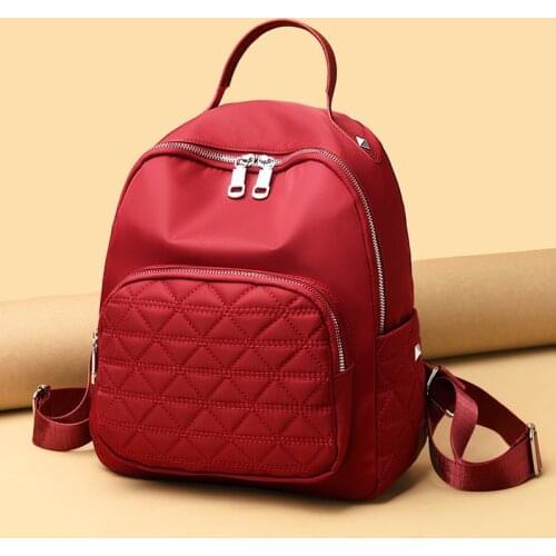 Women Fashion Simple Backpack Oxford College Wind Backpack for Teenage Girls Female School Bag Handbag High Quality Backpack