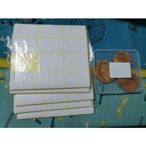 7 sizes small large Blank white Code paper Stickers label Self Adhesive Sticky Labels White