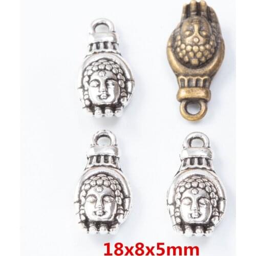 45 pieces of retro metal zinc alloy Hand pendant for DIY handmade jewelry necklace making 7556