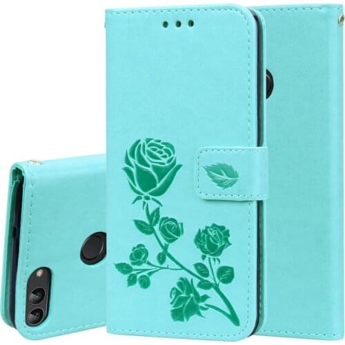 Luxury Leather Wallet Case For Huawei P Smart Psmart Phone Flip Case On Huawei FIG-LX1 FIG L21 Soft Silicon Cover Stand Capa
