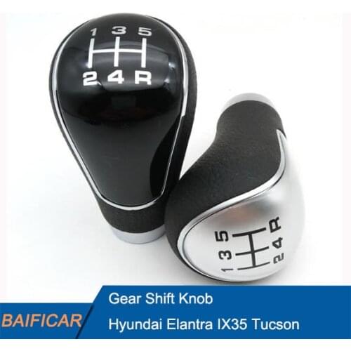 Baificar Brand New High Q 5 Speed Manual Gear Shift Knob Shifter Gear Stick For Hyundai Elantra 2003-12 Tucson 04-14 IX35 10-12