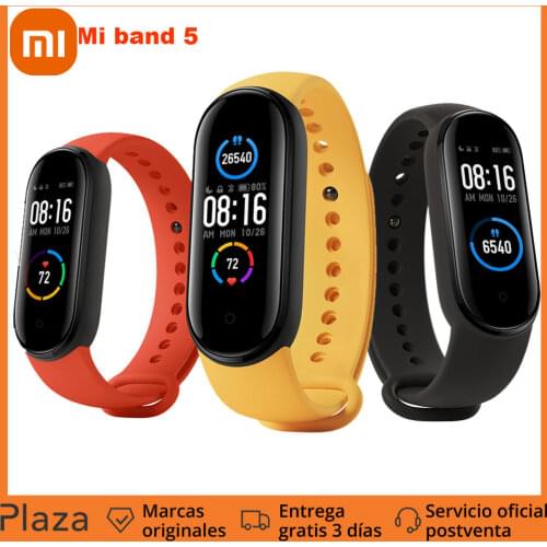 Xiaomi Mi Band 5 Smart Wristbands 1.1" AMOLED Colorful Screen Sport Smart Bracelet Heart Rate Fitness Tracker 5ATM Waterproof