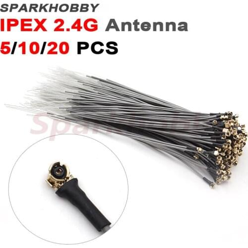 SPARKHOBBY 5/10/20 PCS IPEX Port IPEX1 2.4G 15cm 145mm Receiver Antenna Connector Cooltech R7008HV Corona R6FA RC Models Drone