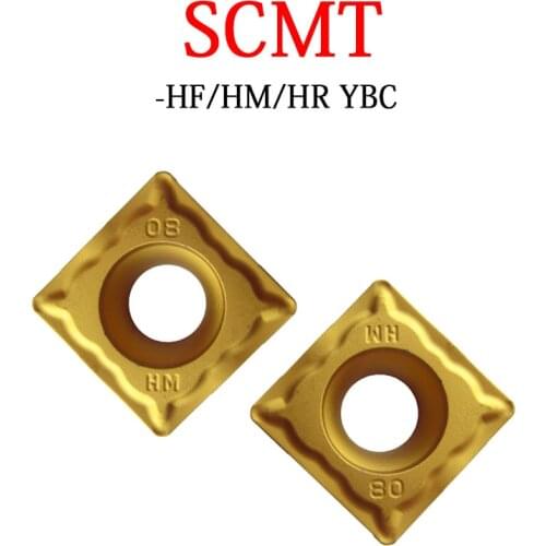 CNC Turning Inserts SCMT SCMT09 SCMT12 SCMT09T302 SCMT120404 SCMT120408 -HF -HM -HR YBC151 YBC152 YBC251 YBC252 Lathe Tool