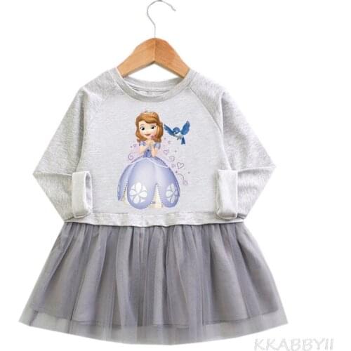 Foreign Trade New Girl Dress Spring And Autumn Outfit Baby Sufia Cotton Net Gauze Skirt Children Baby Skirt