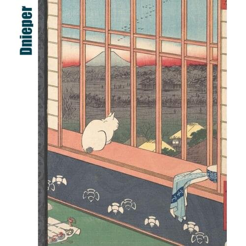 Japanese Art Diamond Painting "Window Cat" Animal Diamond Embroidery Mosaic Picture Rhinestone Handmade Kits Home Decor for Gift