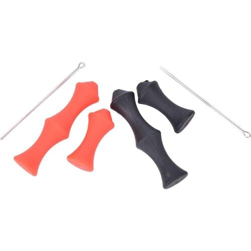 1Set Hunting Archery Target Recurve Bowstring Finger Guard Sever Soft Silicon Bow String Protector Gear Outdoor shooting 2pcs