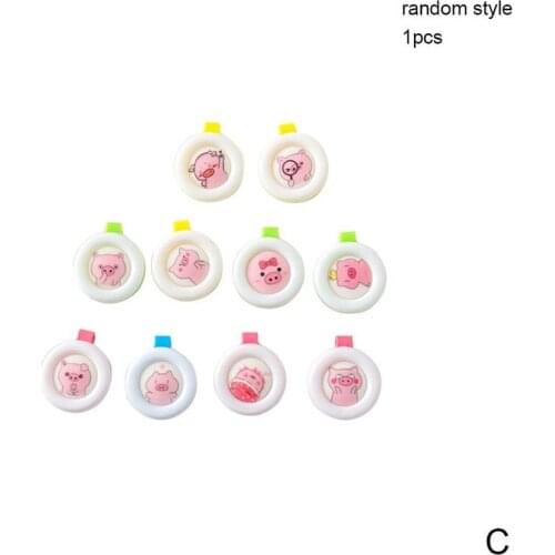 1pc Creative Cartoon Mosquito Repellent Buckle Child Baby Pregnant Mosquito Repellent Clip Anti-mosquito Carry Buckle