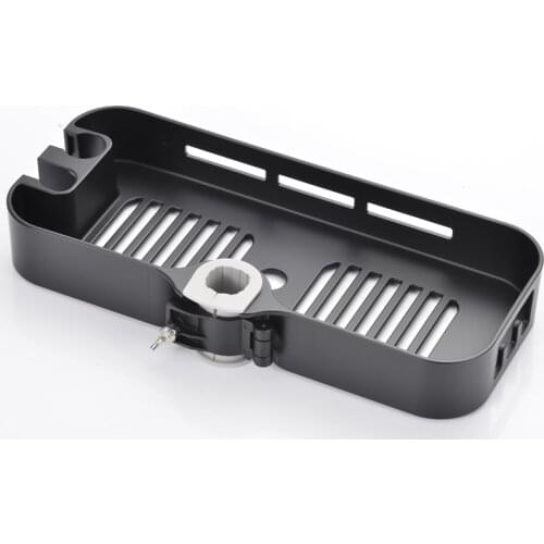 1PC Convenient Clip-on Soap Tray ABS Soap Dish Adjustable Shower Rail Slide Soap Plates Smooth Bathroom Kitchen Holder