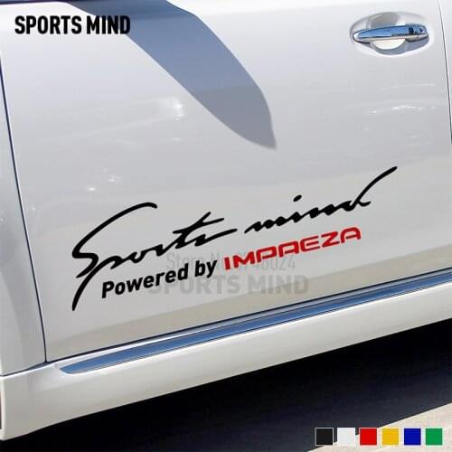 10 Pieces Customizable Car Styling Car Decoration Automobiles Car Stickerd Decal For Subaru Impreza WRX STI JDM Accessories