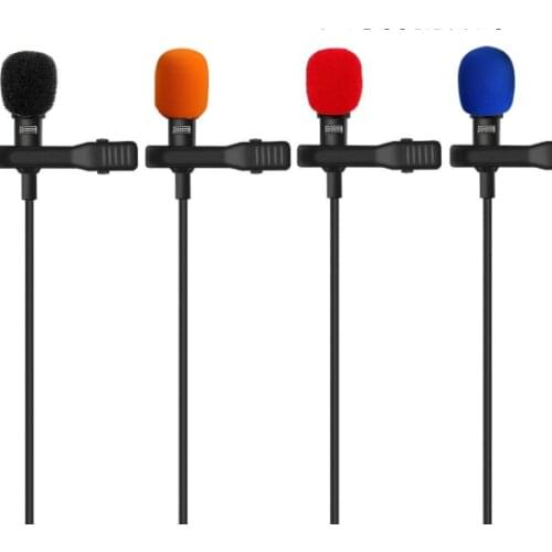 10pcs/pack lapel microphone windscreen foam blue orange black high density light weight fit tightly for boya purple color