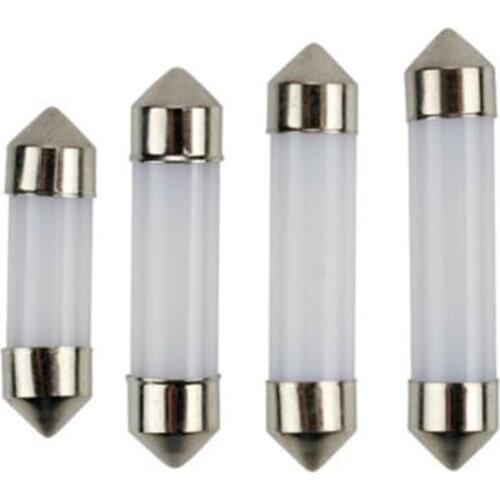 10 packs Super Bright Auto LED Car Interior Bulb 41/39/36/31mm Inside 12V LED Door Light Bulb White Light