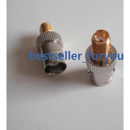 10X RF SMA Female Jack To Connector BNC Female F/F Radio Antenna Connector Adapter
