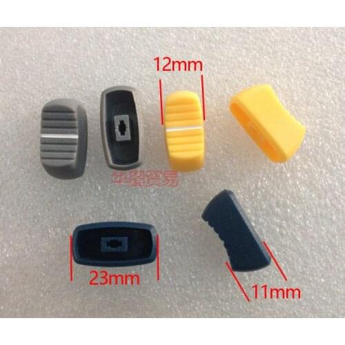 15pcs mixer Playing discs DJ potentiometer fader knob cap / audio volume switch adjustment fader cap / potentiometer top