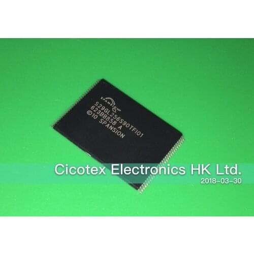 2pcs/lot S29GL256S90TFI010 TSOP56 IC FLASH 256MBIT 90NS 56TSOP S29GL256S90TF101