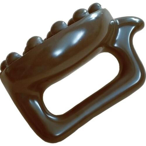 5A Natural Brown Bian-stone Multifunction Guasha Massage cone gua sha health care back massager free shipping