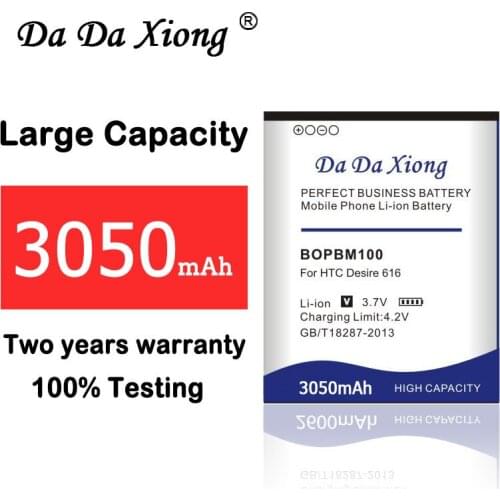 3050mAh BOPBM100 Battery for HTC Desire 616 D616w v3 D616H d616d phone Battery