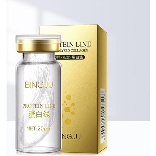 Active Collagen Silk Thread Face Serum Essence Anti-Aging Easy to Absorb Smoothing Firming Moisturizing Hyaluronic Skin Care