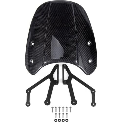 For YAMAHA XSR700 Carbon Fiber Flyscreen Windscreen Windshield Motorcycle Screen Fairing 2016 2017 2018