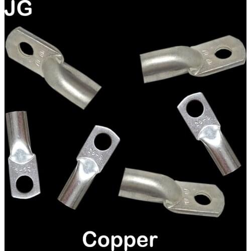 JG95 JG120 10 12 14 Square mm2 Copper Screw Hole Electric Power Wire Cable Ring Cord end Lug Connecting Connector Crimp Terminal