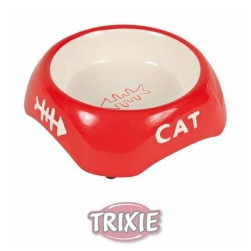 Trixie Cat Ceramic Food & Water Container, 200 Ml / Ø 13 Cm