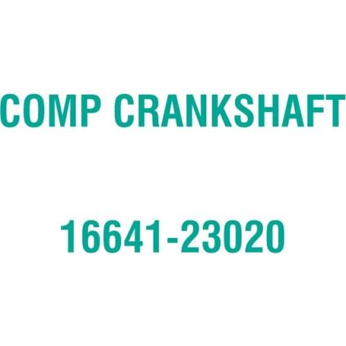 For Kubota 16641-23020 COMP CRANKSHAFT