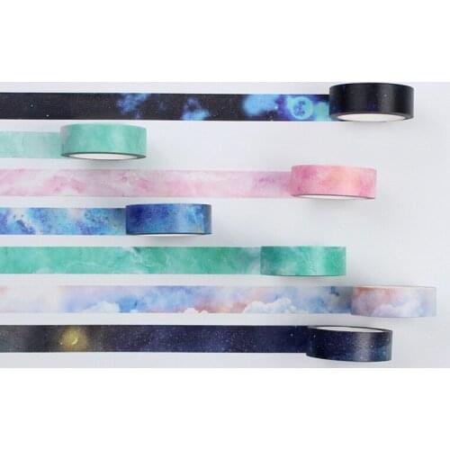 Creative Dream Sky Japanese Decorative Adhesive Tape Masking Washi Tape Diy Scrapbooking School Supplies Stationery Papelaria