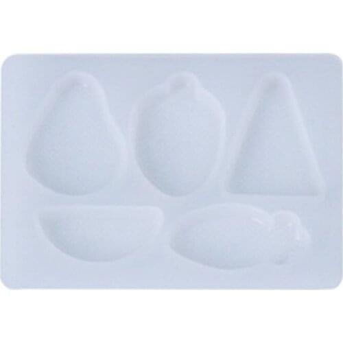 Crystal Epoxy Resin Mold Hair Clip Barrette Casting Silicone DIY Crafts Mould A0NF