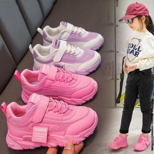 Autumn Spring Kids Shoes Baby Boys Girls Childrens Casual Sneakers Breathable Soft Anti-Slip Running Sports Shoes Size 26-37