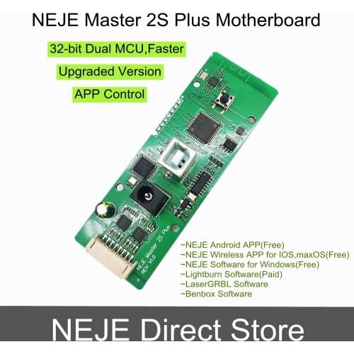 NEJE Laser Engraver Mainboard Large Area 225*440mm Laser Engraving Machine Motherboard Replacement for NEJE Master 2S Plus