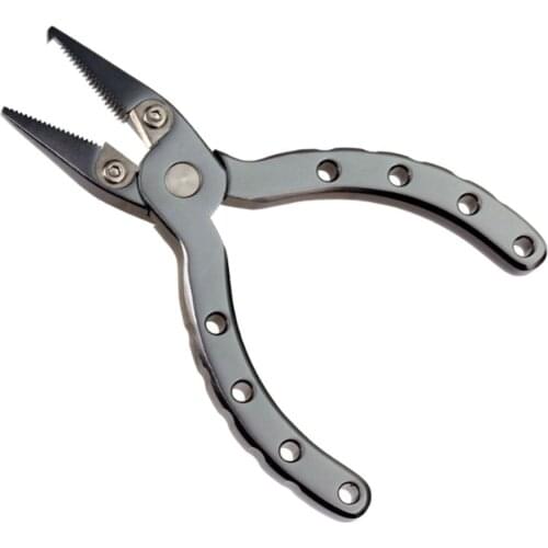 Multifunction Fishing Plier Line Cutter Split Ring Hook Remover Saltwater