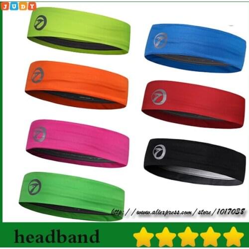 Women Men yoga hair bands Sports Headband Anti-slip Elastic Rubber Sweatband Football Yoga Running biking Drop shipping
