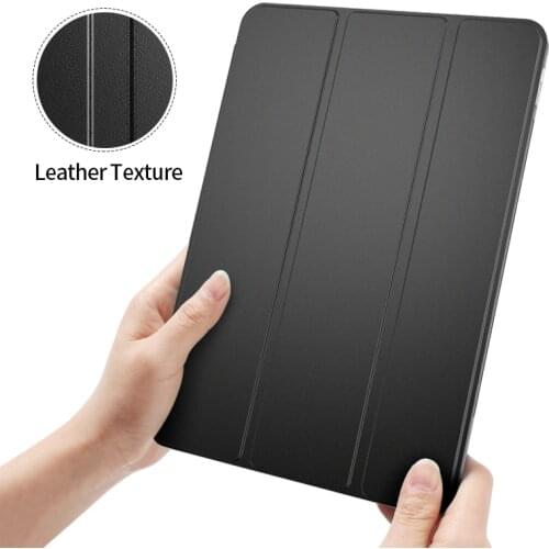 Redlai Soft TPU Back Cover Case for New iPad Pro 11 inch 2020 Magnetic Trifold Stand Smart Cover Auto Sleep for iPad Pro 11 2018