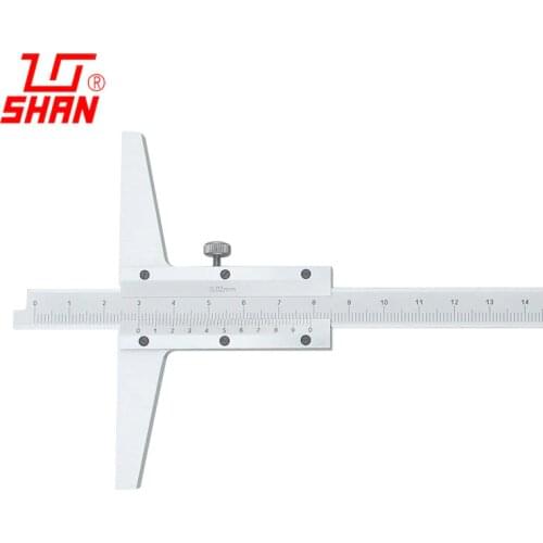 Deep vernier caliper 0-150mm high precision stainless steel depth gauge 0.02mm Resolution depth gauge Measuring tool
