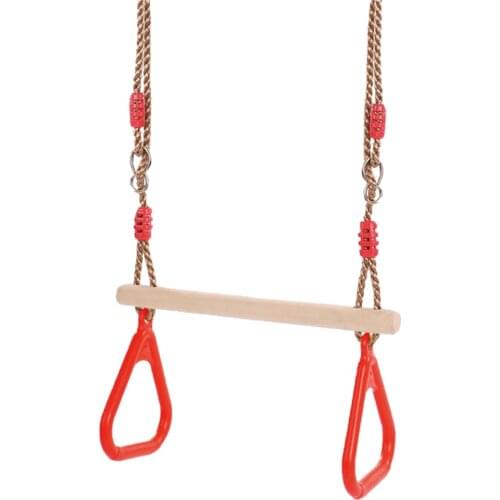 Playground Trapeze Swing Rings for Indoor Outdoor Yard Garden Play Toy