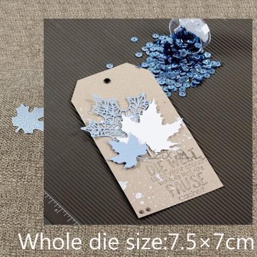 New Design Craft Metal Cutting Die die cuts maple leaf decoration scrapbook Album Paper Card Craft Embossing die cuts