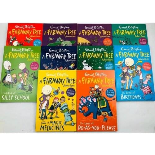 6-12 year 10 book/set Enid Blyton A Faraway Tree Adventure Children English Adventure picture books Extracurricular Reading