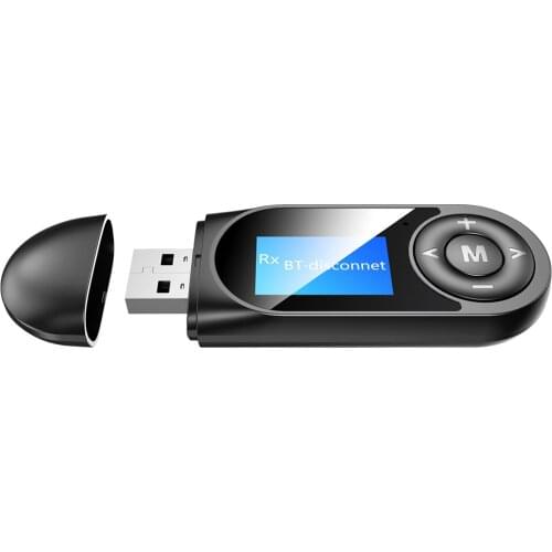 2 in 1 USB Bluetooth Adapter 3.5mm Stereo Audio Receiver Transmitter Machine For TV PC