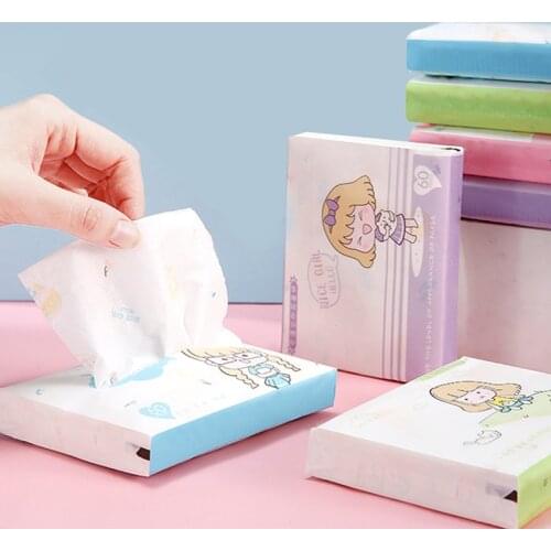 4 Packs Native Wood Pulp Facial Tissues Eco-Friendly Recycled Paper Home Use Soft Dinner Napkins (60pcs/pack) Toilet Paper