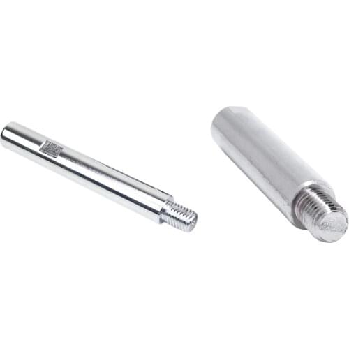 Promotion! 2 Pcs 125 Polishing Machine Angle Grinder Extension Rod M14 Adapter Rod Polishing Beauty Polishing Tool, 140Mm & 100M