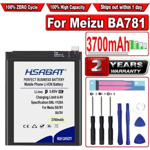 HSABAT 3700mAh BA781 Battery for Meizu