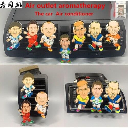 Anime action figure prefect quality acrylic football stars Air outlet aromatherapy car decoration home decoration