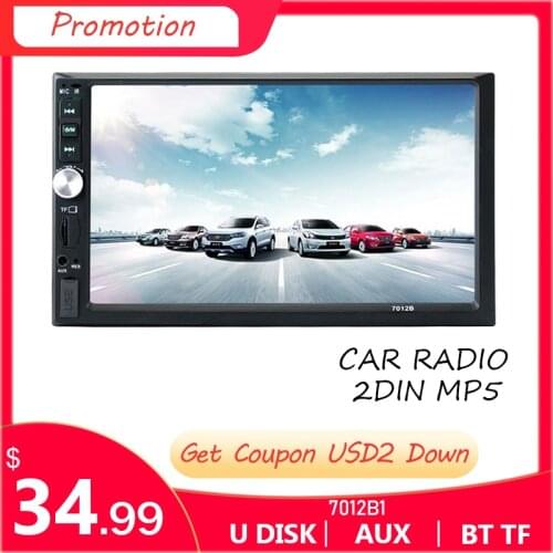 Car Video 7 inch 2 Din Car stereo Radio for Android HD Touch Screen Support Mirror Link MP5 MP4 Player USB TF AUX IN