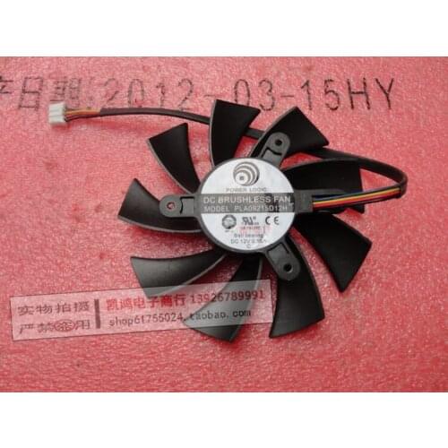 Hengjin di hd7850 graphics card single fan pla09215s12hh cooling fan