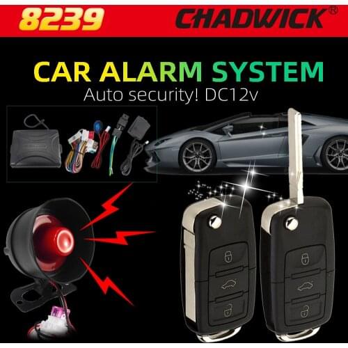 Quality heavy Flip key Car Alarm System B5 Remote Control Central Door Lock #31 blade Keyless entry System Locking CHADWICK 8239